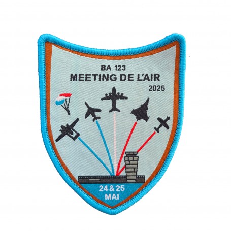 BA123 Orléans Bricy - patch embroidery Patch Cigognes