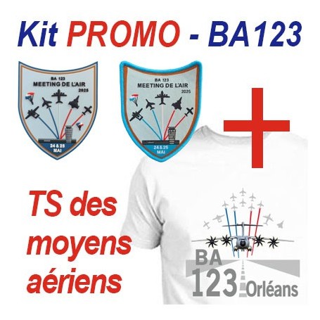BA123 Orléans Bricy - patch PVC Patch-BA123-PVC