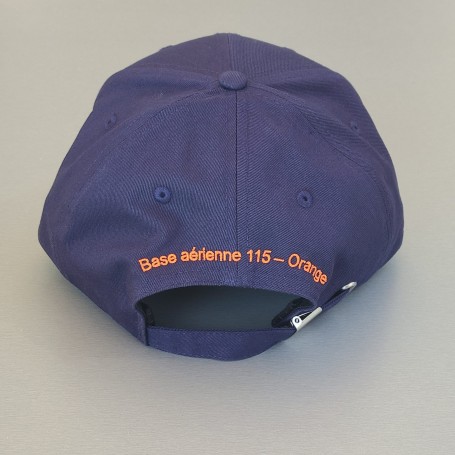 casquette brodée Rafale - BA115 Armée Air et Espace capBA115bleu