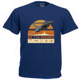 T-shirt Rafale BA115 Orange - adulte  TSBA115adu