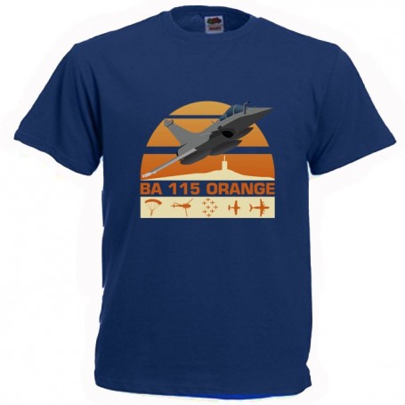 T-shirt Rafale BA115 Orange - adulte  TSBA115adu