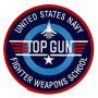 Top Gun - Ecusson patch 10cm FS175