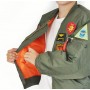 MAVERICK Top Gun 1986 Bomber Jacket - Green  121401-TGV