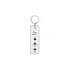 Porte-clés Armée de l'Air et de l'Espace Flamme Trilogie avions 52374