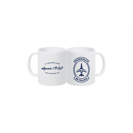 Mug Patrouille De France Blason Bleu Marine PAF-AC-10001
