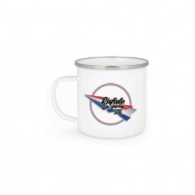 Mug en métal Blanc 30ml - Rafale Solo Display RSD-AC-10800