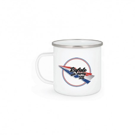 Mug en métal Blanc 30ml - Rafale Solo Display RSD-AC-10800