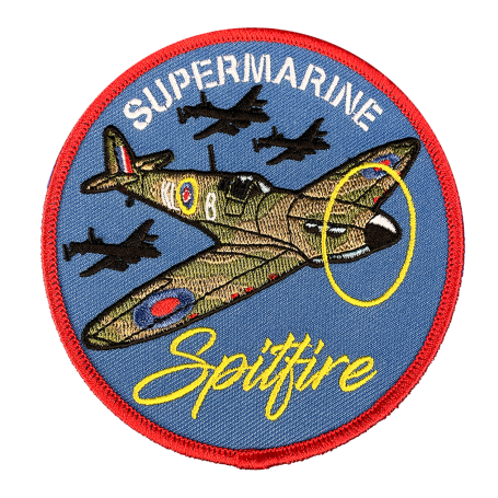 Écusson patch Spitfire brodé Ø10cm PS112