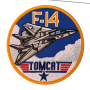 Écusson F-14 Tomcat brodé Ø100mm PS120