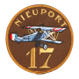 Écusson Nieuport 17 brodé Ø100mm PS113