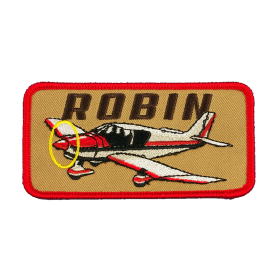 patch Robin DR400 brodé 100x53mm PS107