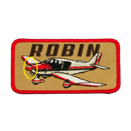 patch Robin DR400 brodé 100x53mm PS107