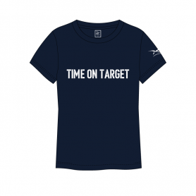 T-shirt Armée De L'Air Et De Espace Time On Target Mixte Bleu Marine AAE-TM-06000