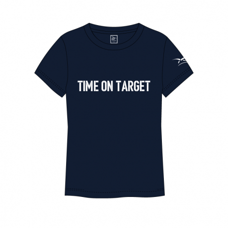 T-shirt Armée De L'Air Et De Espace Time On Target Mixte Bleu Marine AAE-TM-06000