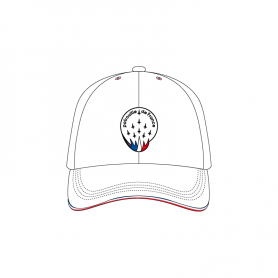 Casquette Patrouille De France Tricolore Blanc PAF-AC-10200