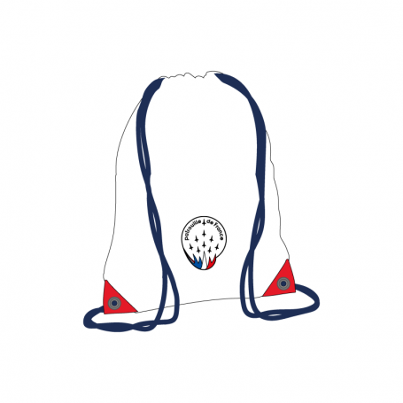 Sac De Piscine Patrouille De France Logo Tricolore Blanc PAF-AC-10500