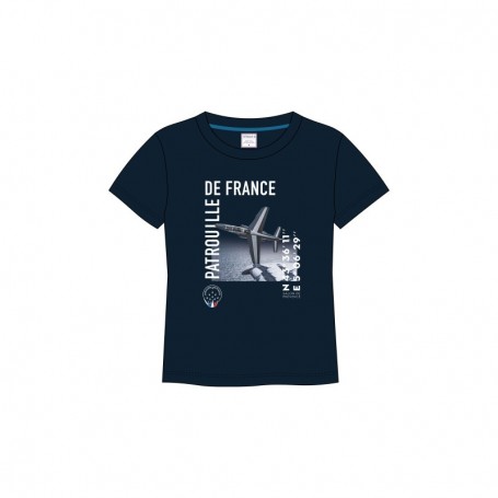 T-shirt Enfant Patrouille De France Kids In Action Marine PAF-TE-06002