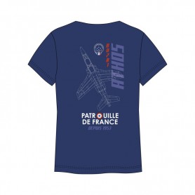 T-shirt Patrouille De France Athos Mixte Bleu PAF-TM-06004