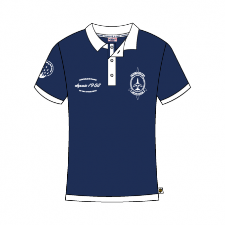 Polo Patrouille De France Altimètre Mixte Bleu Marine  PAF-TM-06200