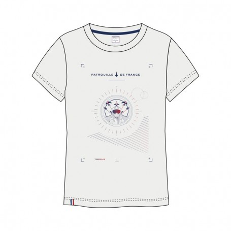T-shirt Patrouille De France Cockpit Mixte Gris  PAF-TM-08000