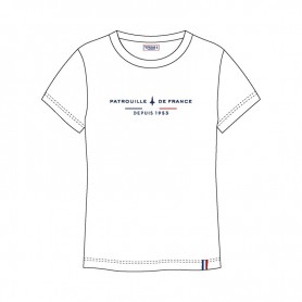 T-shirt Patrouille De France France Mixte Blanc PAF-TM-10003