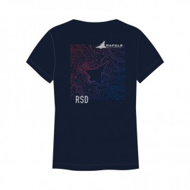 T-shirt Rafale Solo Display Mapping Mixte Marine RSD-TM-06000