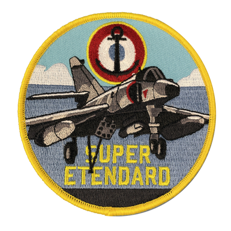 Super Etendard - Ecusson patch 10cm PS115