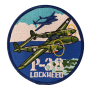 P-38 USAF - Ecusson patch 10cm PS117