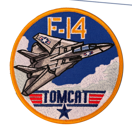 F-14 TOMCAT - Ecusson patch 10cm PS120
