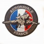 RAFALE MARINE Aéronavale - Ecusson patch 9cm PA-RAF-M