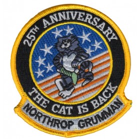 Cat is back 25th - Ecusson patch 10cm Patch1090