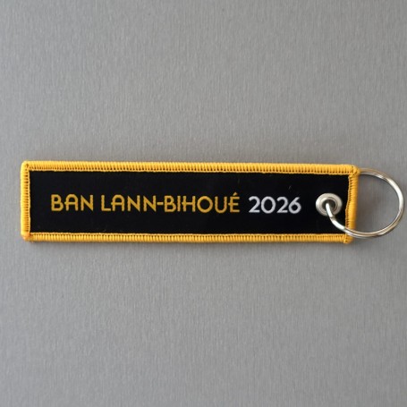 BAN Lann Bihoue - patch 80ans PVC keyring-LBH-80ans_copy_1
