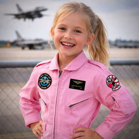 Combinaison Pilote - girl fille rose pink58338 115312_TG