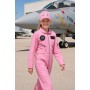 PACK Top-Girls coverall and cap TOP-GUN - PINK
