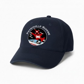 casquette Patrouille Suisse F-5 bleu CAP PatSuisse-bleu