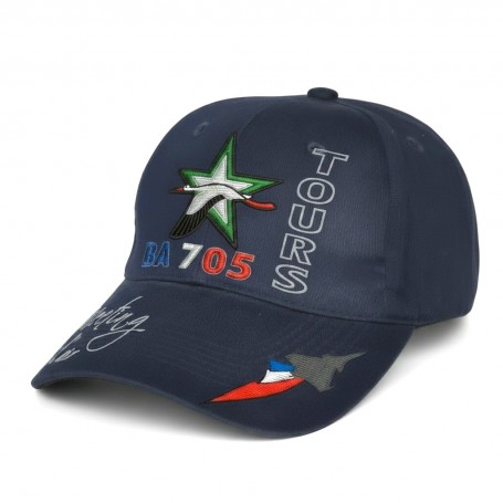casquette brodée PAF et A-400M - BA123 Orléans Armée Air et Espace capBA705