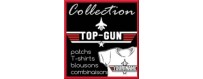 collection Top-Gun habillement, blousons, combinaisons, tee-shirts, casquettes
