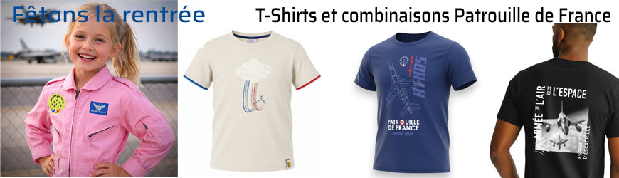 combi et T-shirts PATROUILLE DE FRANCE collection 2026